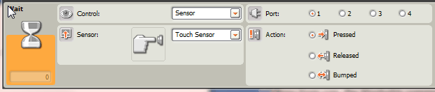 Programming the Touch Sensor Block